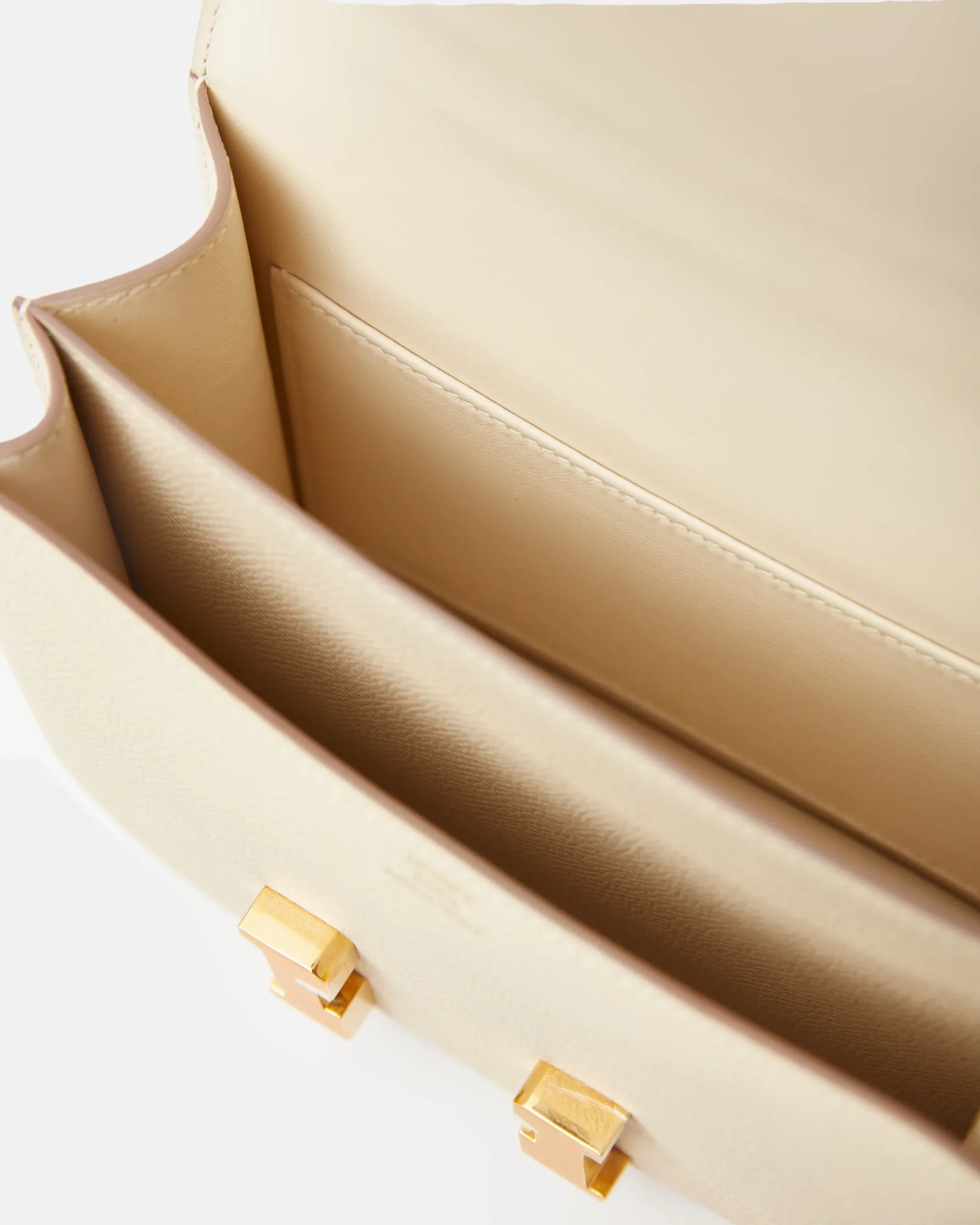 Hermès Mini Constance 18 Craie Epsom GHW