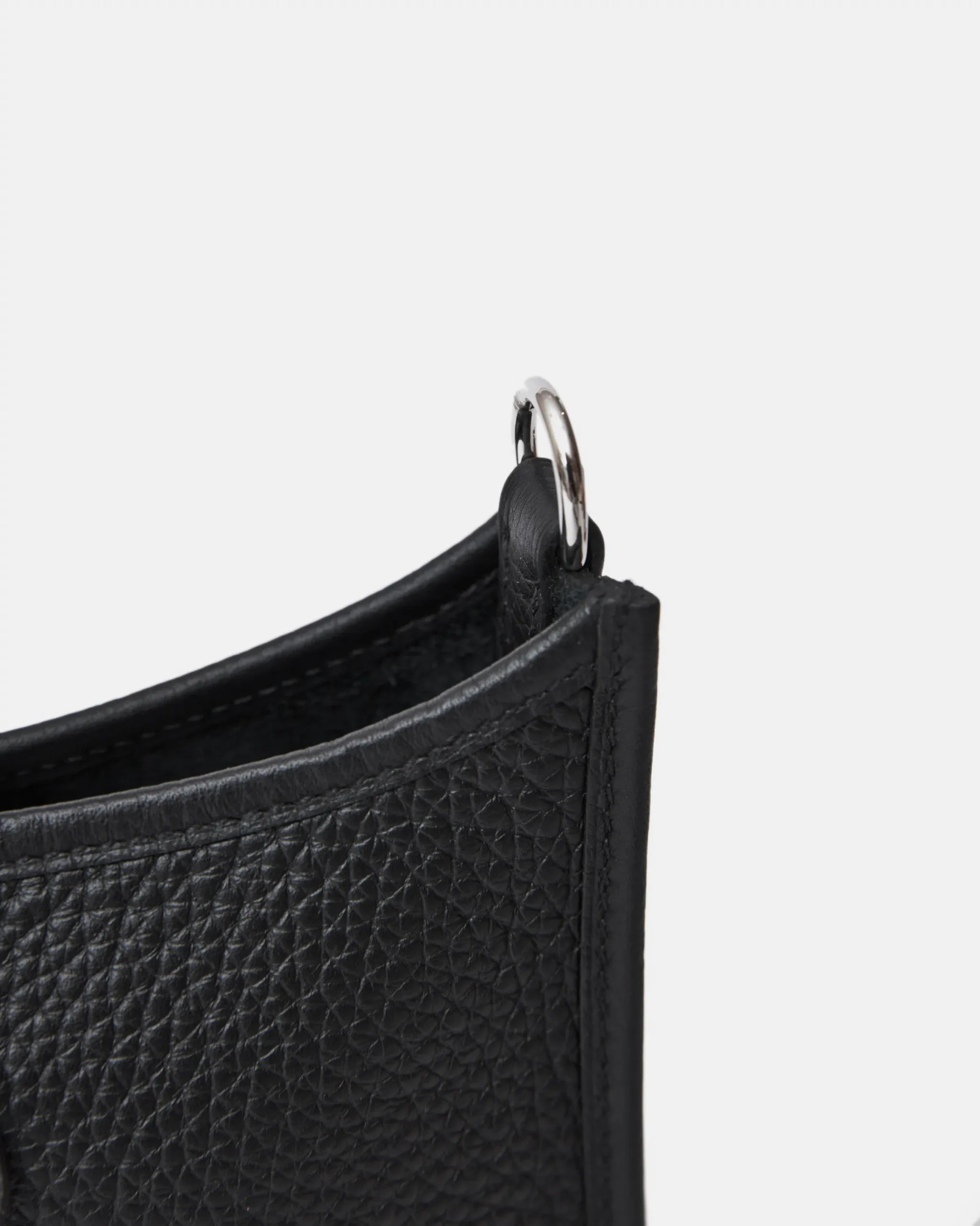 Hermès Mini Evelyne 16 Black Clemence PHW