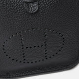Hermès Mini Evelyne 16 Black Clemence PHW