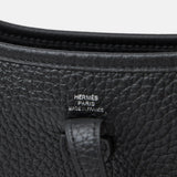 Hermès Mini Evelyne 16 Black Clemence PHW