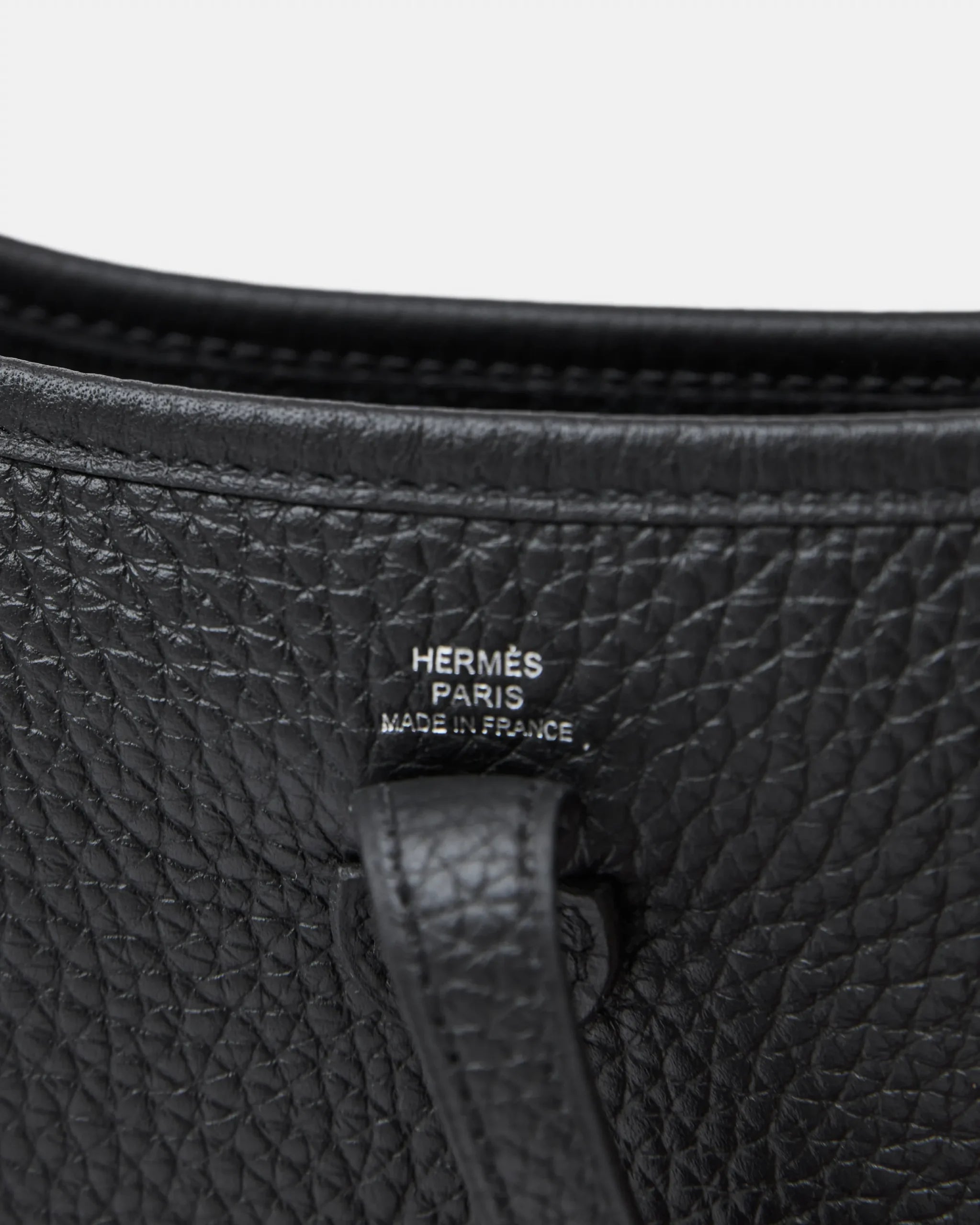 Hermès Mini Evelyne 16 Black Clemence PHW