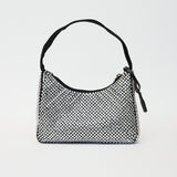 Prada Re-edition 2000 Black Crystal Hobo Bag