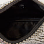 Prada Re-edition 2000 Black Crystal Hobo Bag