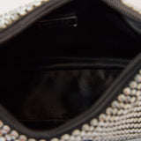 Prada Re-edition 2000 Black Crystal Hobo Bag