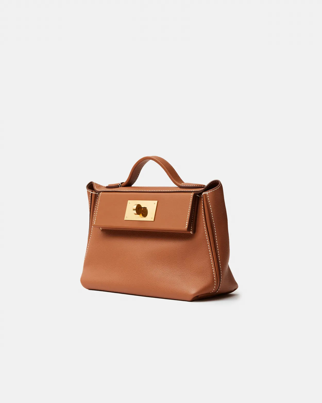 Hermès 2424 Gold Evercolor GHW