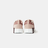 Hermes Bouncing Rose Opaline Parachute Fabric Suede Sneakers