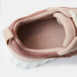 Hermes Bouncing Rose Opaline Parachute Fabric Suede Sneakers