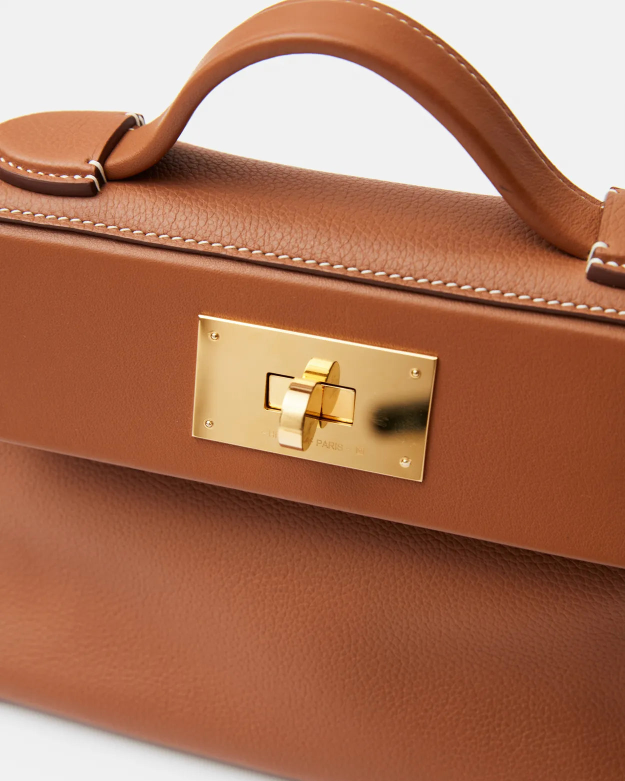 Hermès 2424 Gold Evercolor GHW