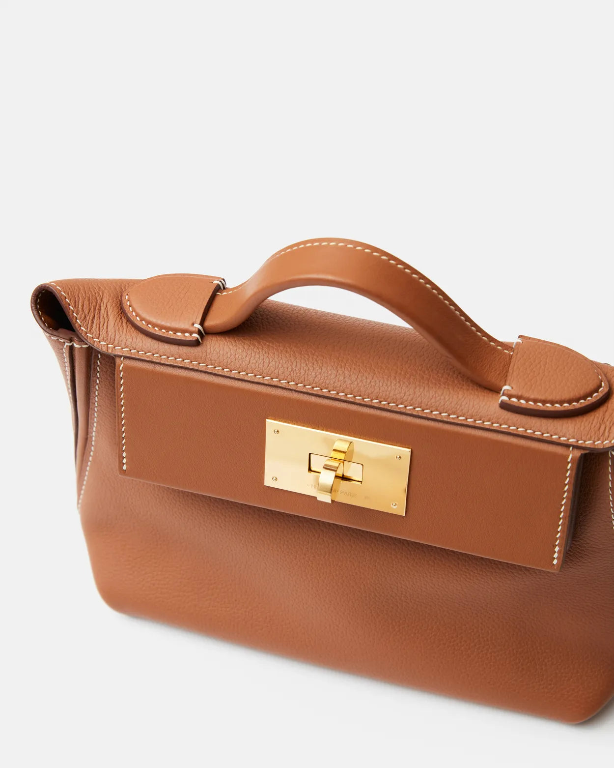 Hermès 2424 Gold Evercolor GHW