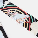 Hermès Twilly 86 Carres Volants Noir/Ciel/Multicolore