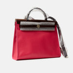 Hermès Herbag 31 Rose Shocking PHW