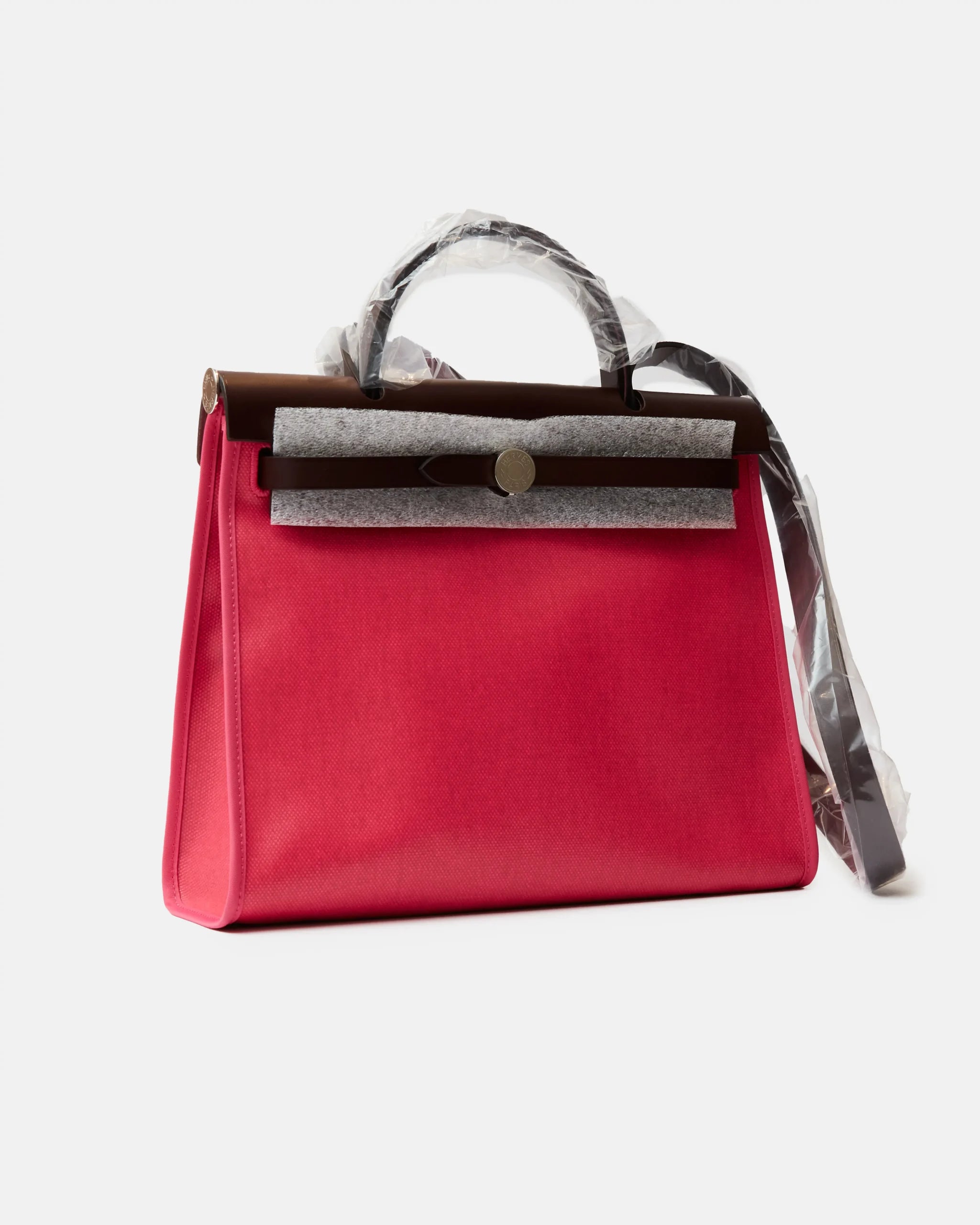 Hermès Herbag 31 Rose Shocking PHW