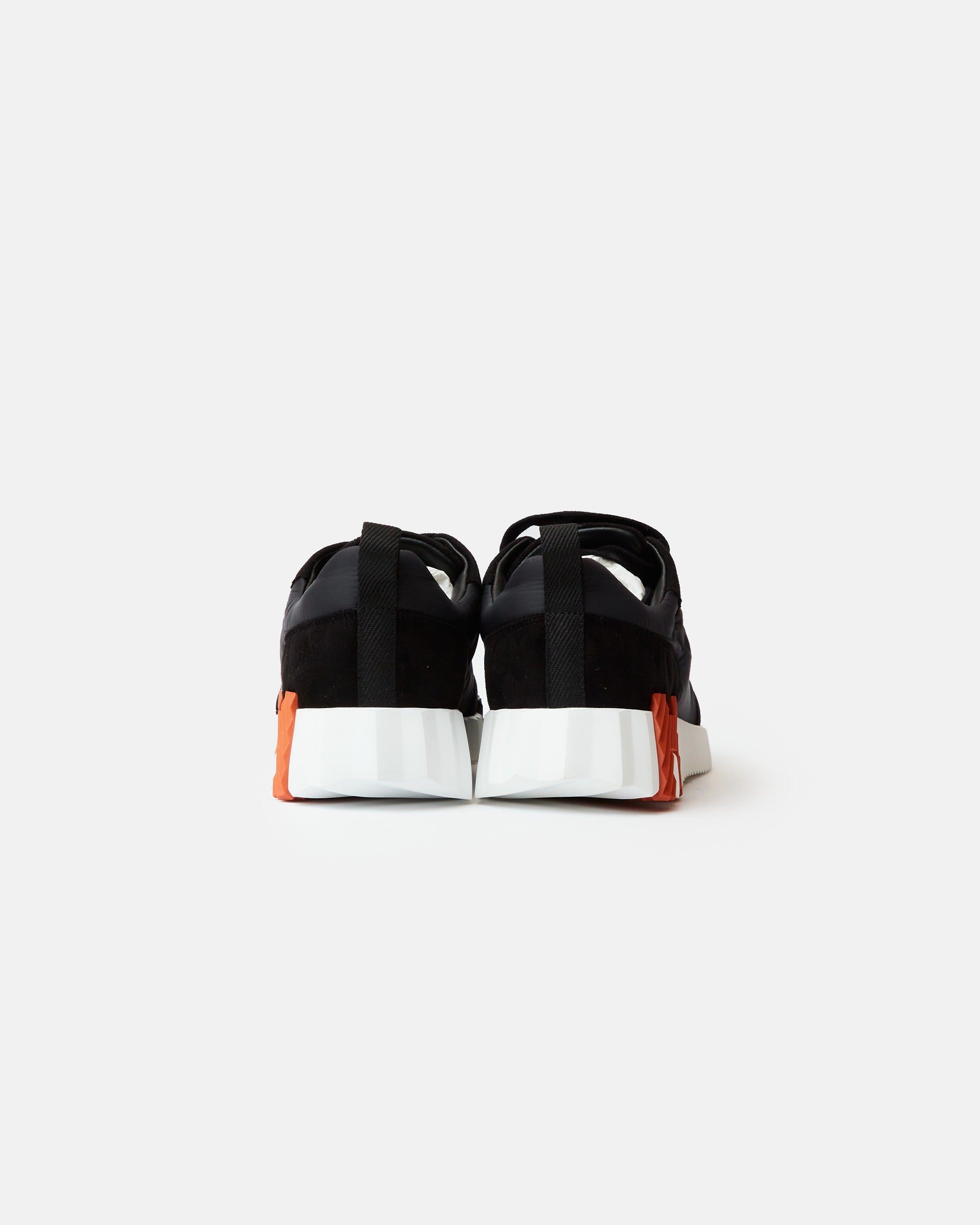 Hermès Bouncing Black Parachute Fabric Suede Sneakers