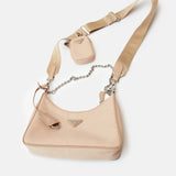 Prada Reedition 2005 Beige Nylon Bag