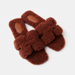 Hermès Oran Peau Lainee Cognac Sandals