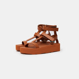 Hermès Enid Naturel Sandals