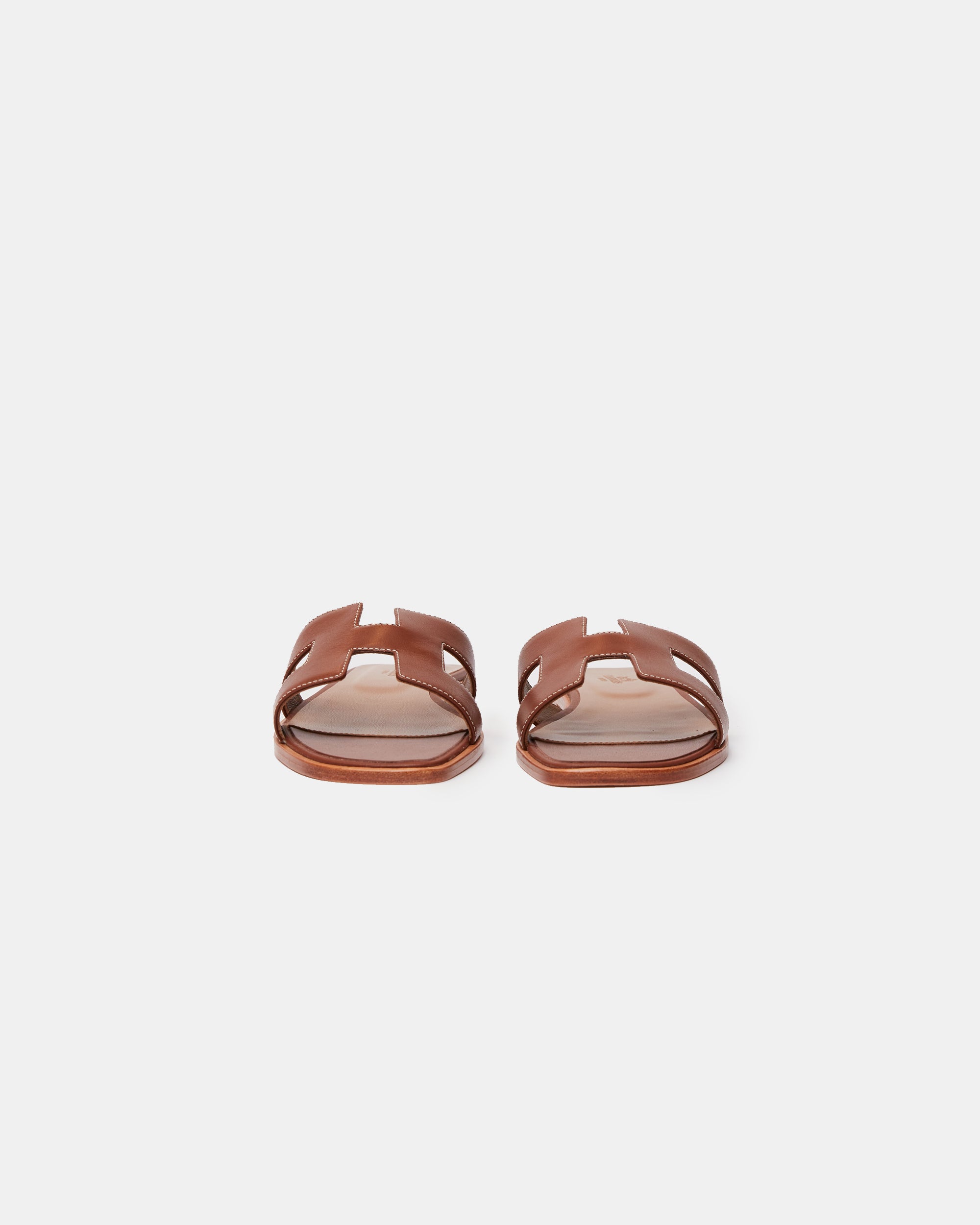Hermès Oran Gold Sandal