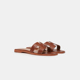 Hermès Oran Gold Sandal