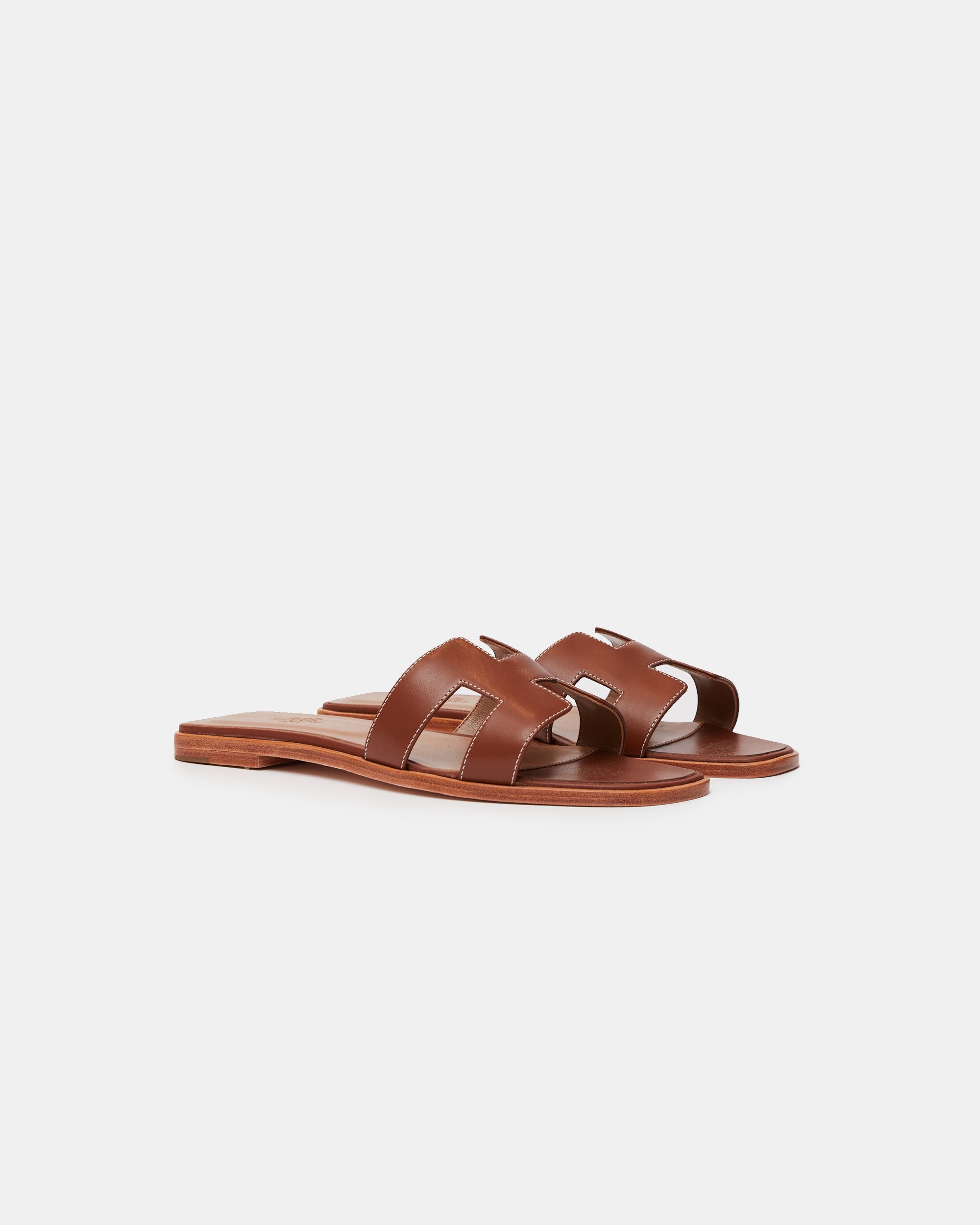 Hermès Oran Gold Sandal