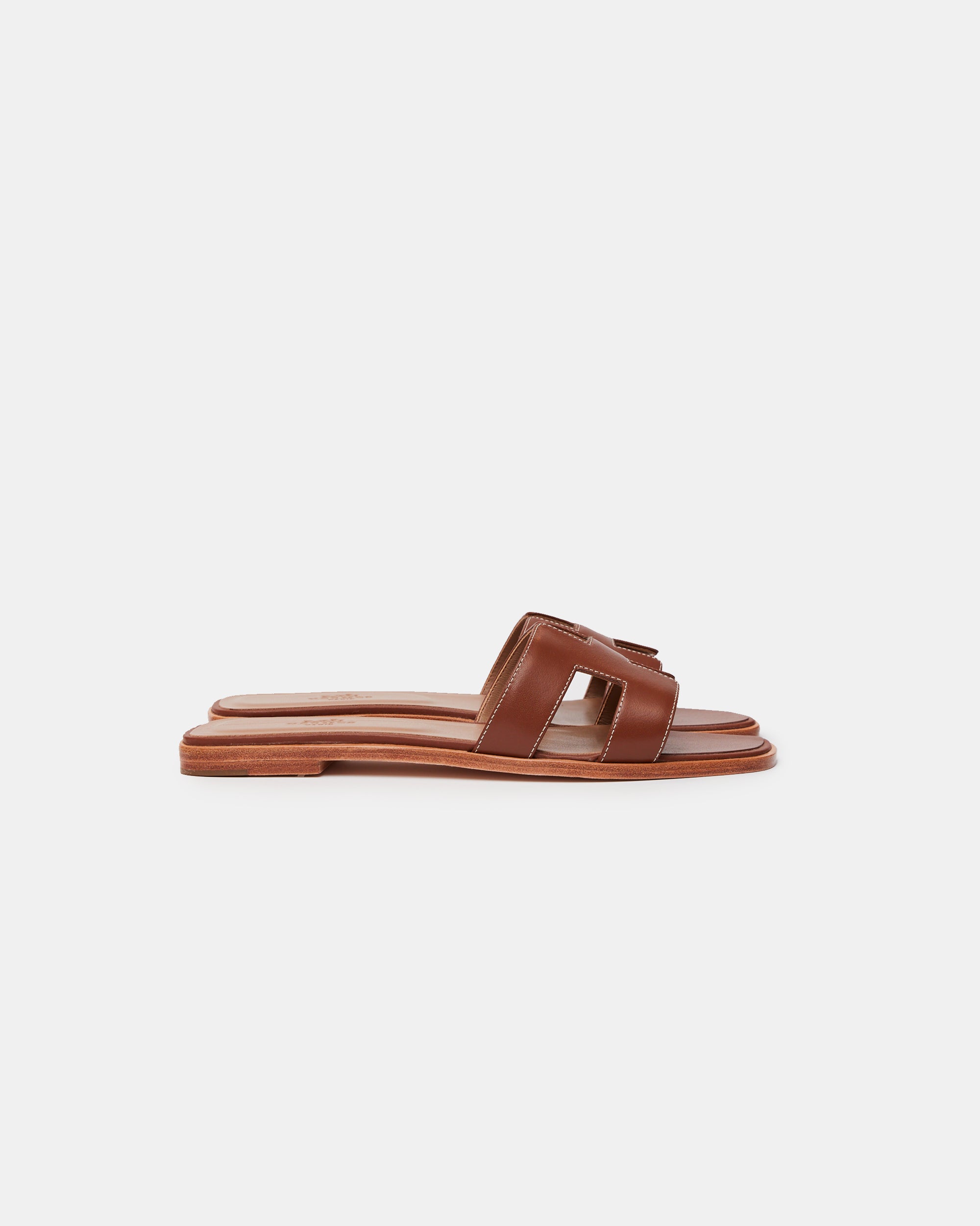 Hermès Oran Gold Sandal