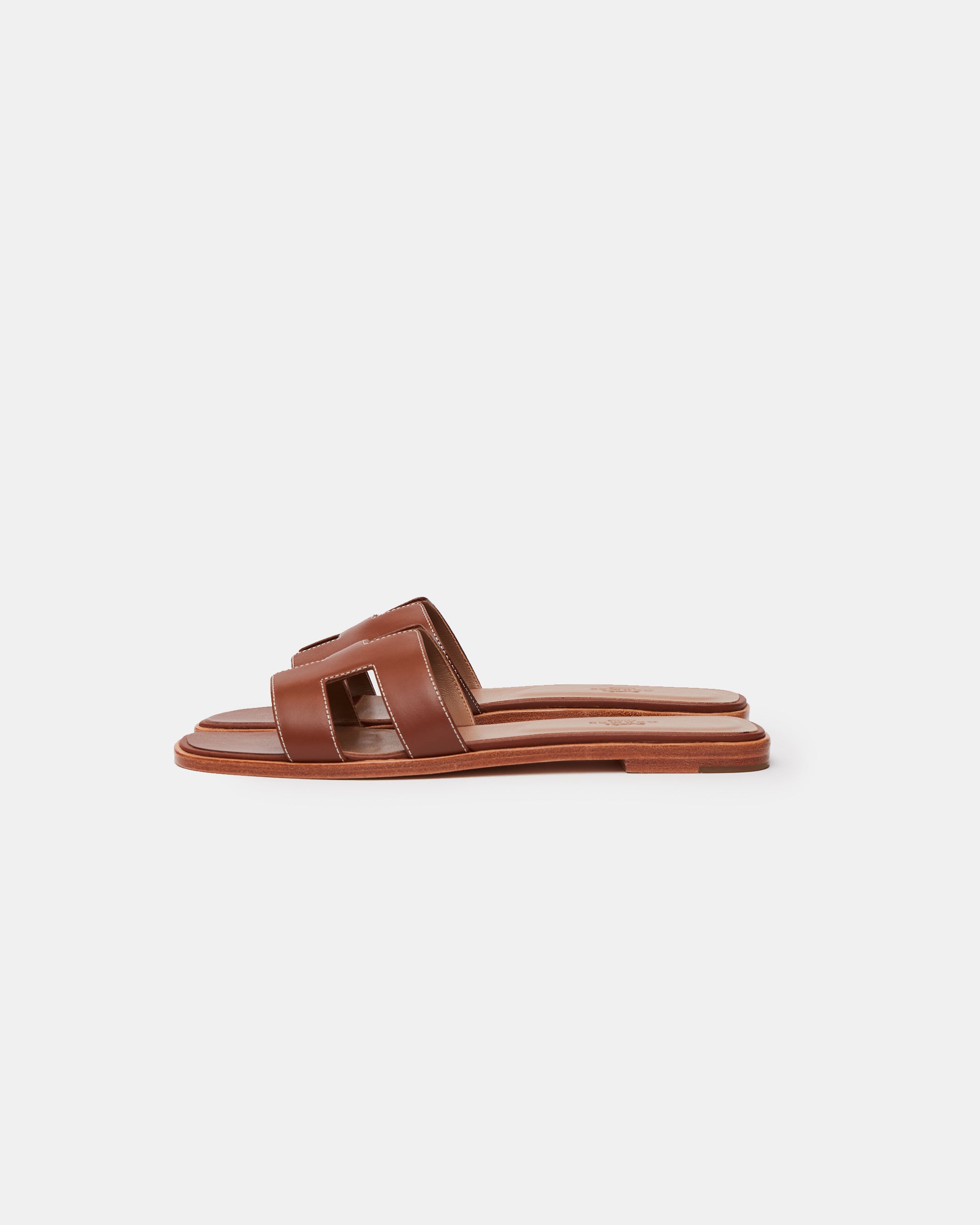 Hermès Oran Gold Sandal