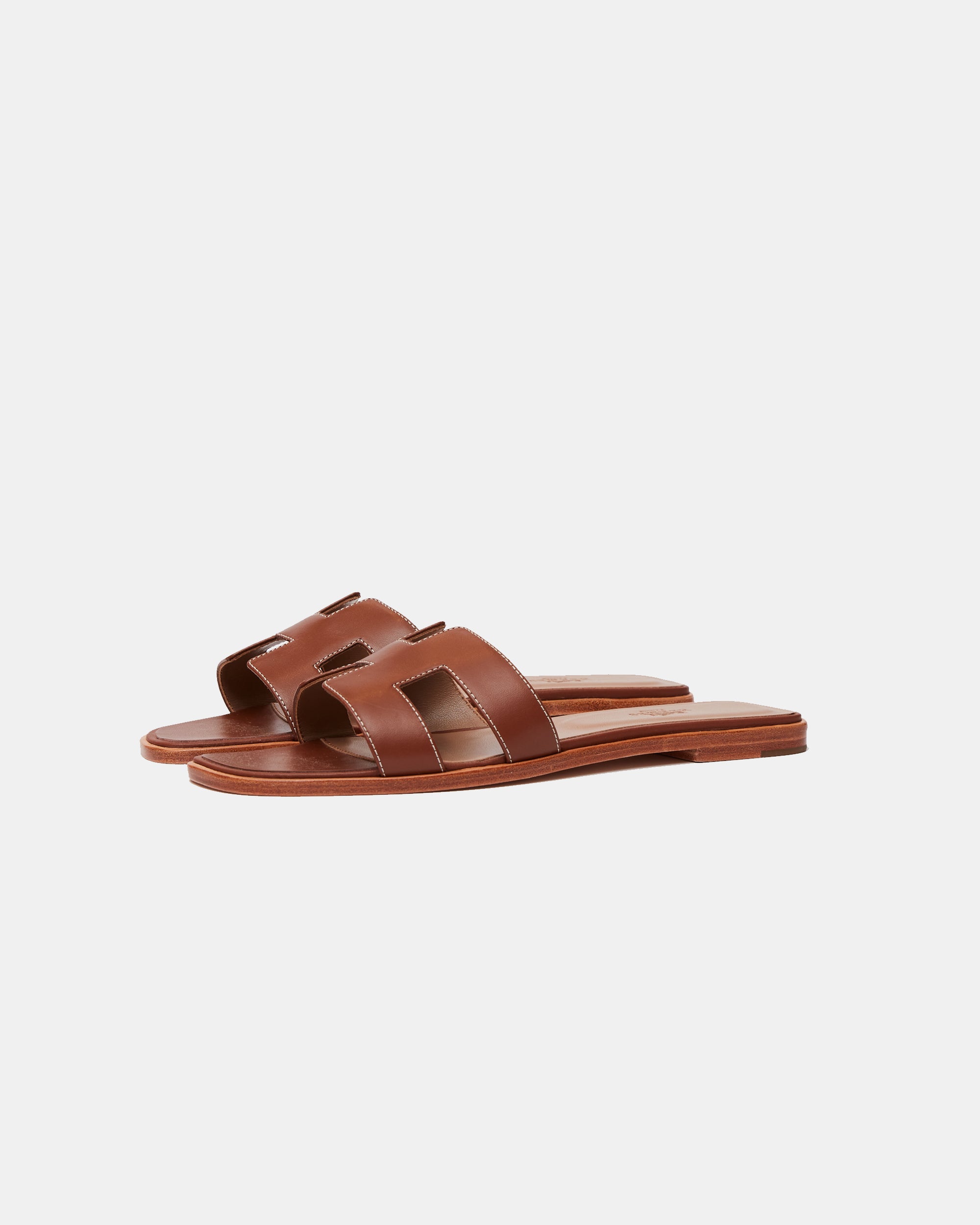 Hermès Oran Gold Sandal