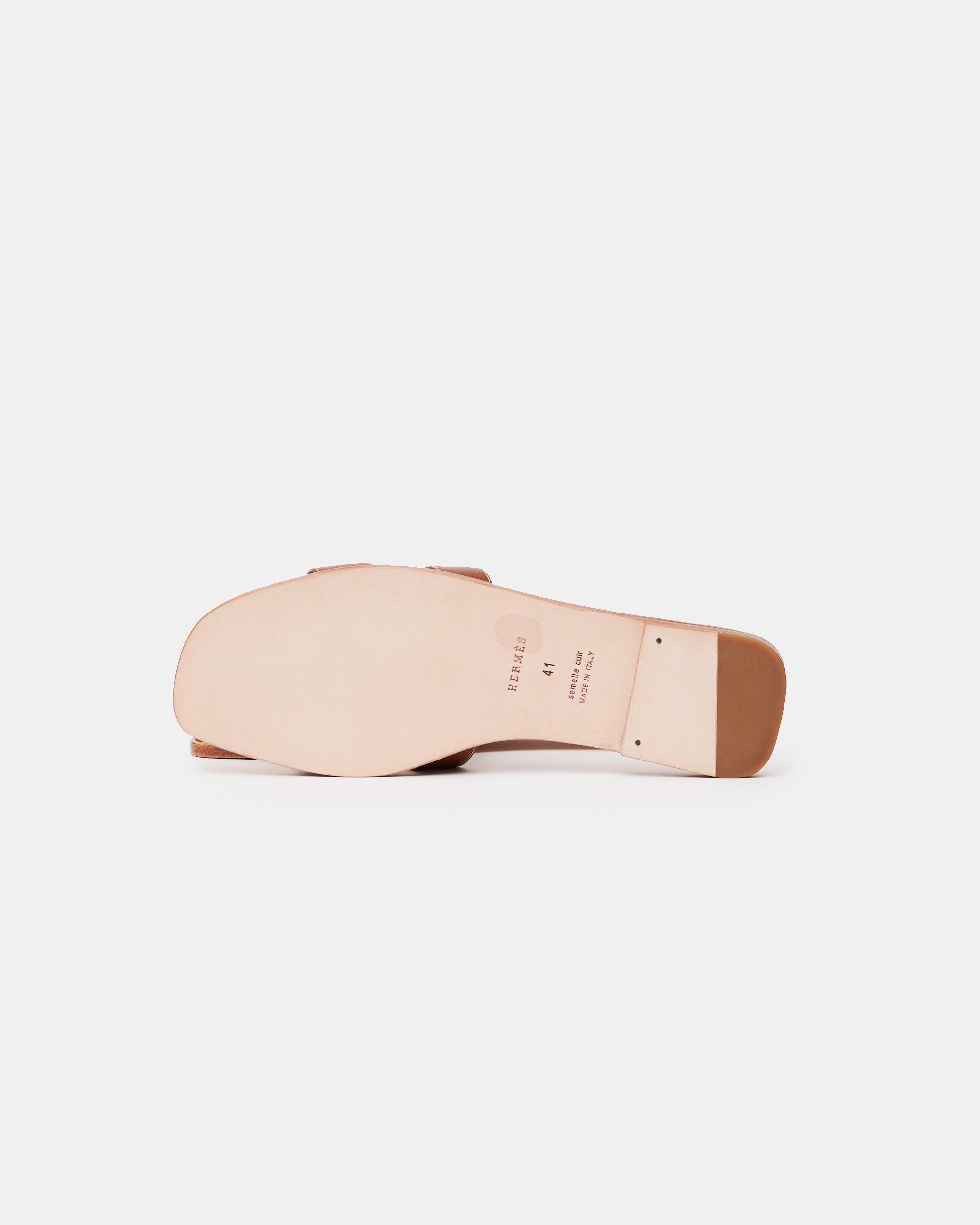 Hermès Oran Gold Sandal