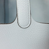 Hermès Picotin 18 Bleu Brume Clemence PHW