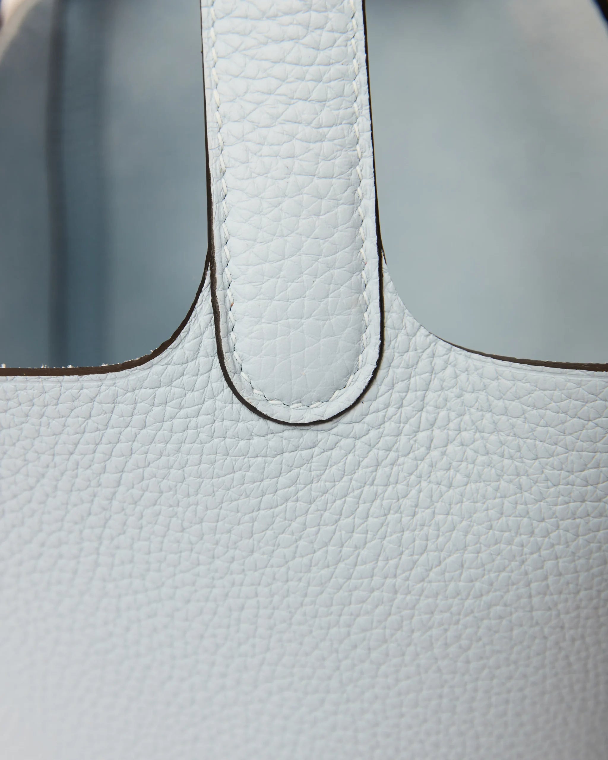Hermès Picotin 18 Bleu Brume Clemence PHW