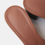 Hermès Oasis Rose Aube with Glitters Sandals