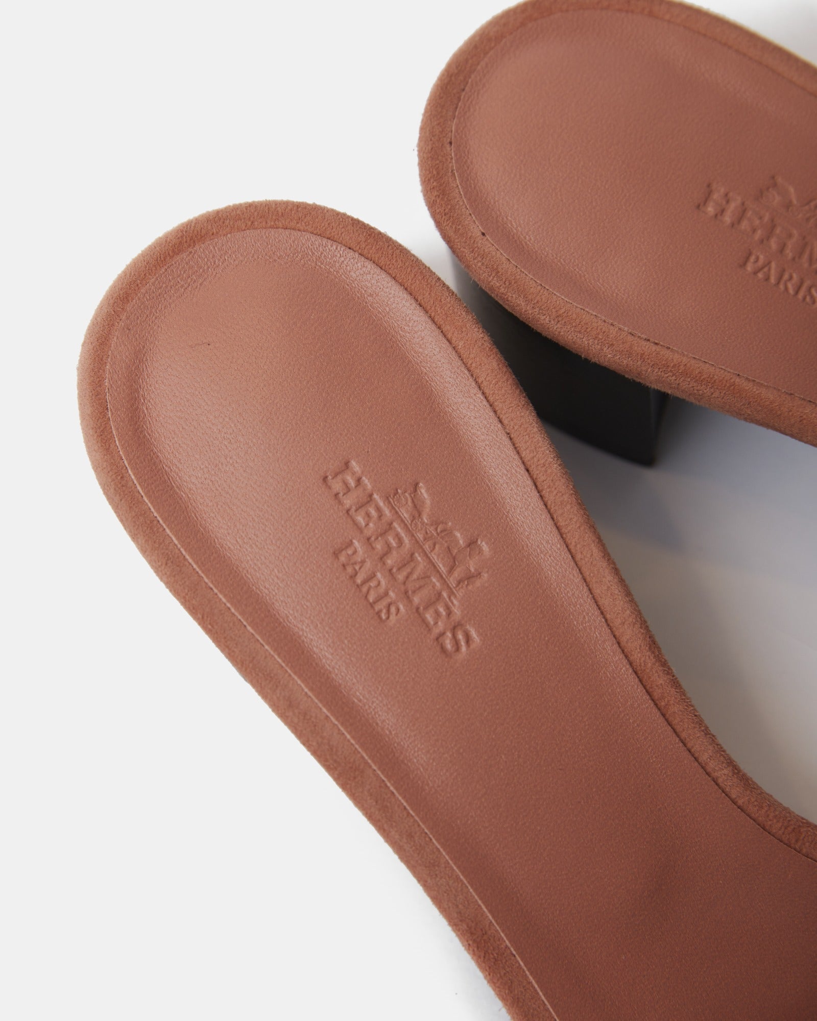 Hermès Oasis Rose Aube with Glitters Sandals