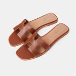 Hermès Oran Gold Sandal