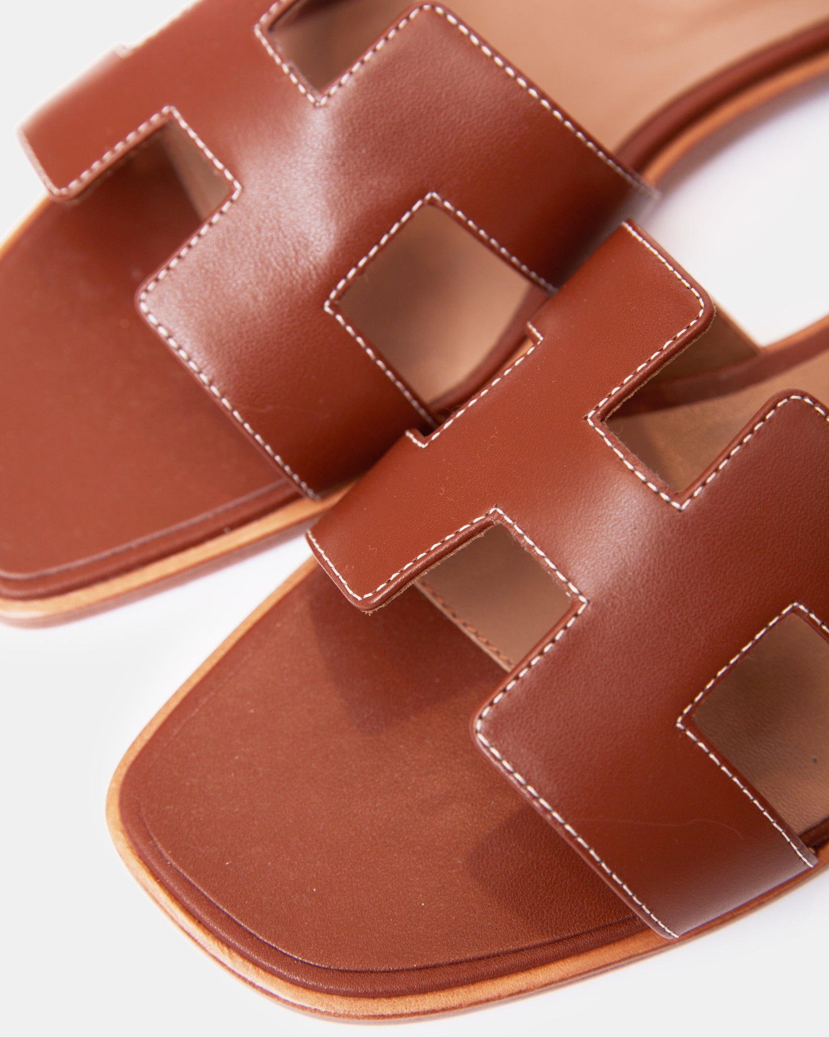 Hermès Oran Gold Sandal