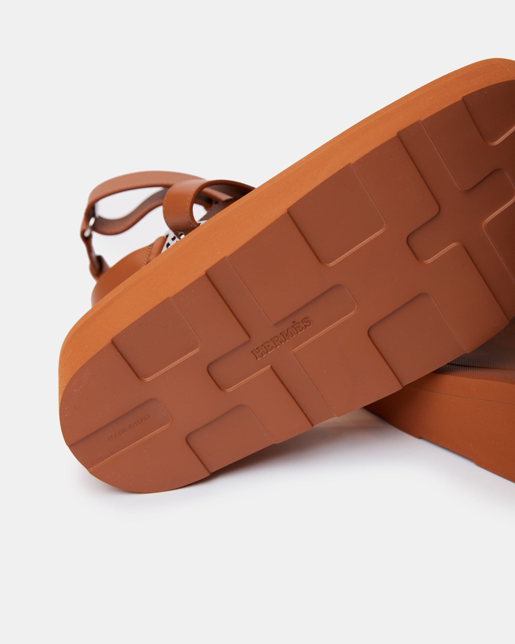 Hermès Enid Naturel Sandals