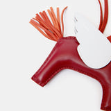 Hermès Rodeo Pegase Rouge Grenat/Bleu Brume/Cornaline MM