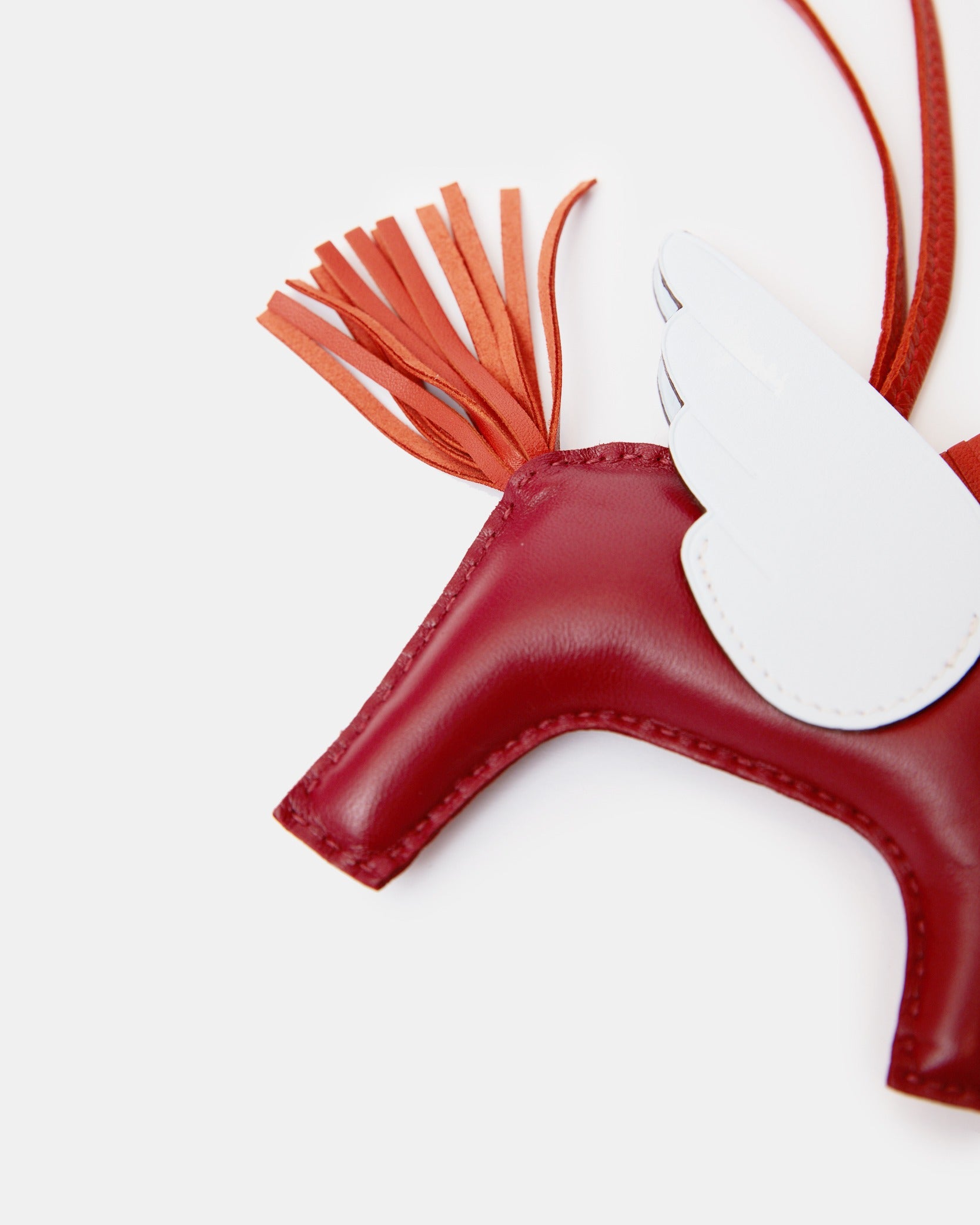 Hermès Rodeo Pegase Rouge Grenat/Bleu Brume/Cornaline MM