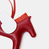 Hermès Rodeo Pegase Rouge Grenat/Bleu Brume/Cornaline MM