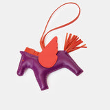 Hermès Rodeo Pegase Violet/Cornaline/Capucine MM