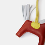 Hermès Grigri Rodeo Horse Cornaline/Blue Brume/Lime PM