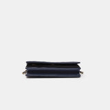 Chanel Wallet on Chain Navy Blue Lambskin Gold-Tone Metal