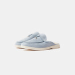 Loro Piana Charms Walk Babouche Spring Waterfall Melange Loafers