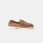 Loro Piana Summer Charms Walk Brown Loafers