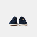 Summer Charms Walk Dark Blue Loafers