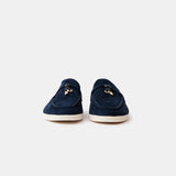 Summer Charms Walk Dark Blue Loafers