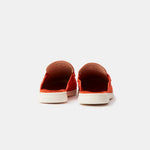 Loro Piana Summer Charms Walk Babouche Orange Loafers