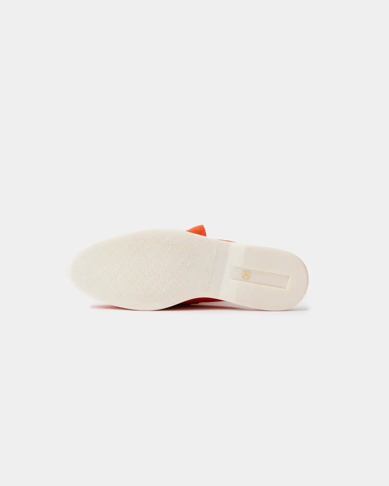Loro Piana Summer Charms Walk Babouche Orange Loafers