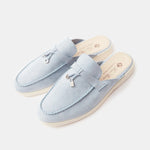 Loro Piana Charms Walk Babouche Spring Waterfall Melange Loafers