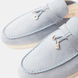 Loro Piana Charms Walk Babouche Spring Waterfall Melange Loafers
