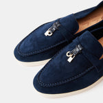 Summer Charms Walk Dark Blue Loafers