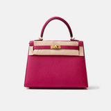 Hermès Kelly 25 Rose Pourpre Epsom GHW
